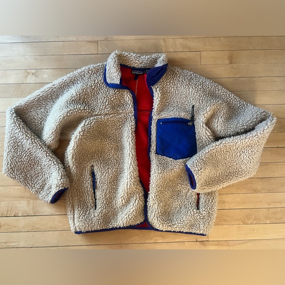 2000’s Patagonia “Deep Pile” Classic Retro X Vintage Jacket, Men’s Medium - Picture 2 of 16